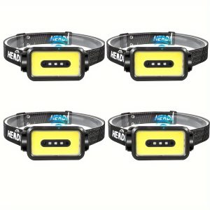 Outdoor Rechargeable LED Headlights, Motion Sensor Ultra Bright Headlights, Versatile, 120 Degree Adjustable Outdoor Headlights, Dual-mode Hiking