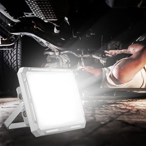 1pc 4000mAh LED Camping Lantern, Outdoor Tent Light, Portable Emergency Flashlight With White, Yellow, Red Lighting Modes, Aluminum Alloy, Built-in Handle, Strong Magnet Base, 30hr Battery Life, 13.5cm/5.31in